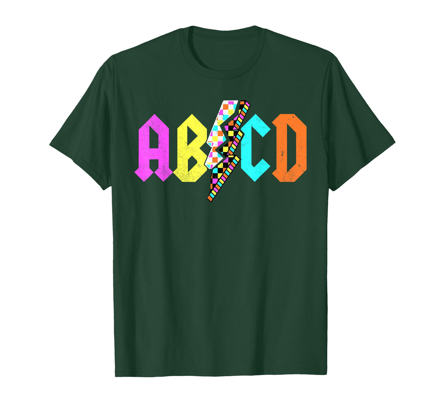Rock ABCD Back To School ABCD Teacher Back To School Kids T-Shirt