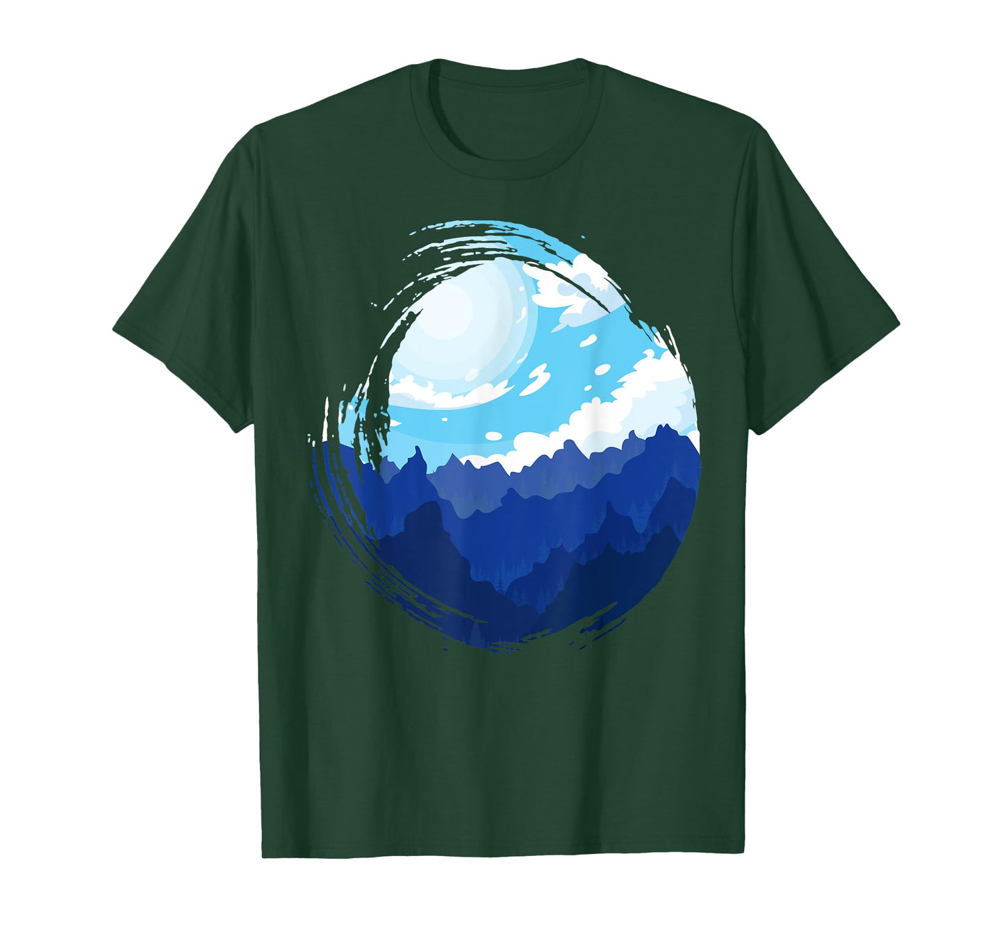 Timeless Mountain, Nature Trees and Forest T-Shirt
