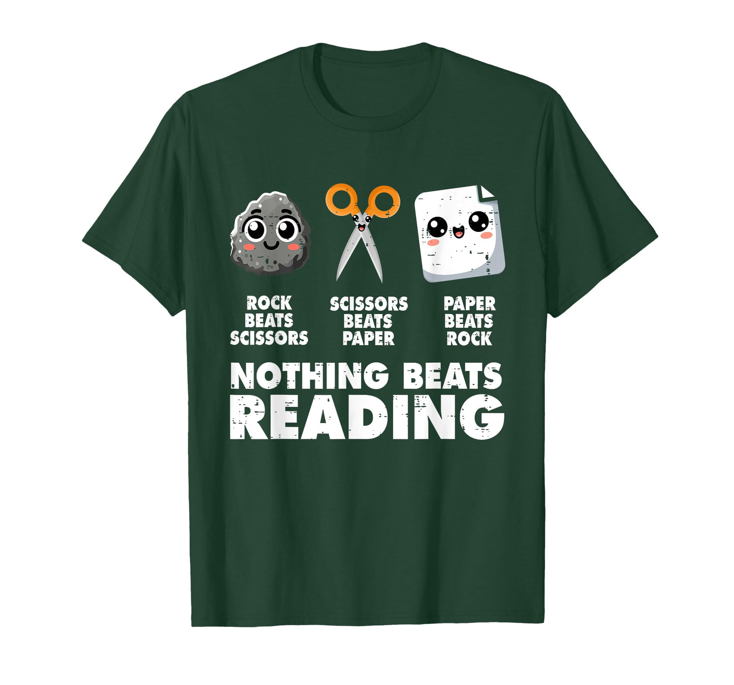 Nothing Beats Reading Bookworm Funny Librarian Book Nerd T-Shirt