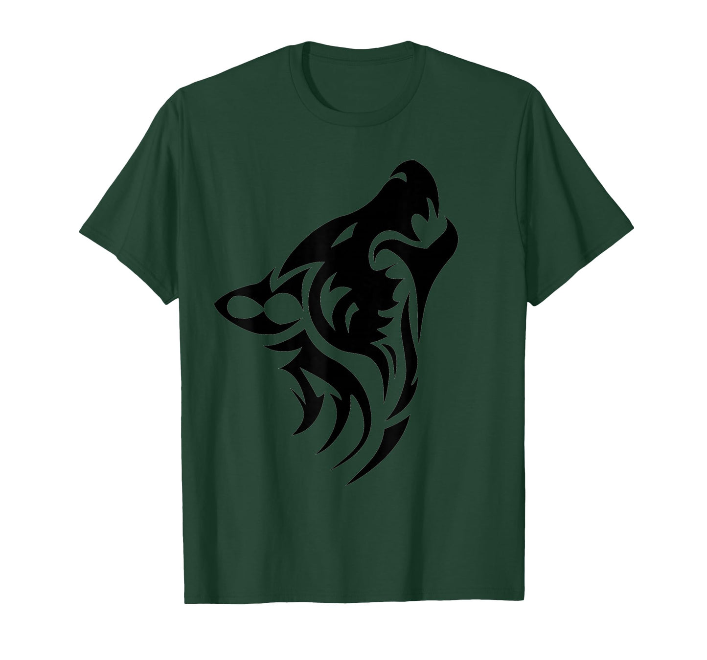 Wild Wolf Pack Team - Retro Vintage Wildlife Lone Black Wolf T-Shirt