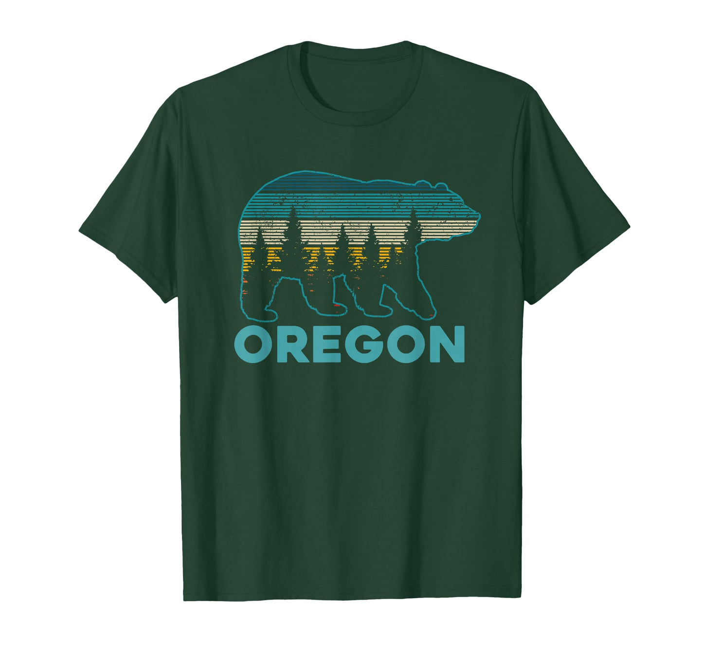 Oregon USA Grizzly Bear Souvenir T-Shirt