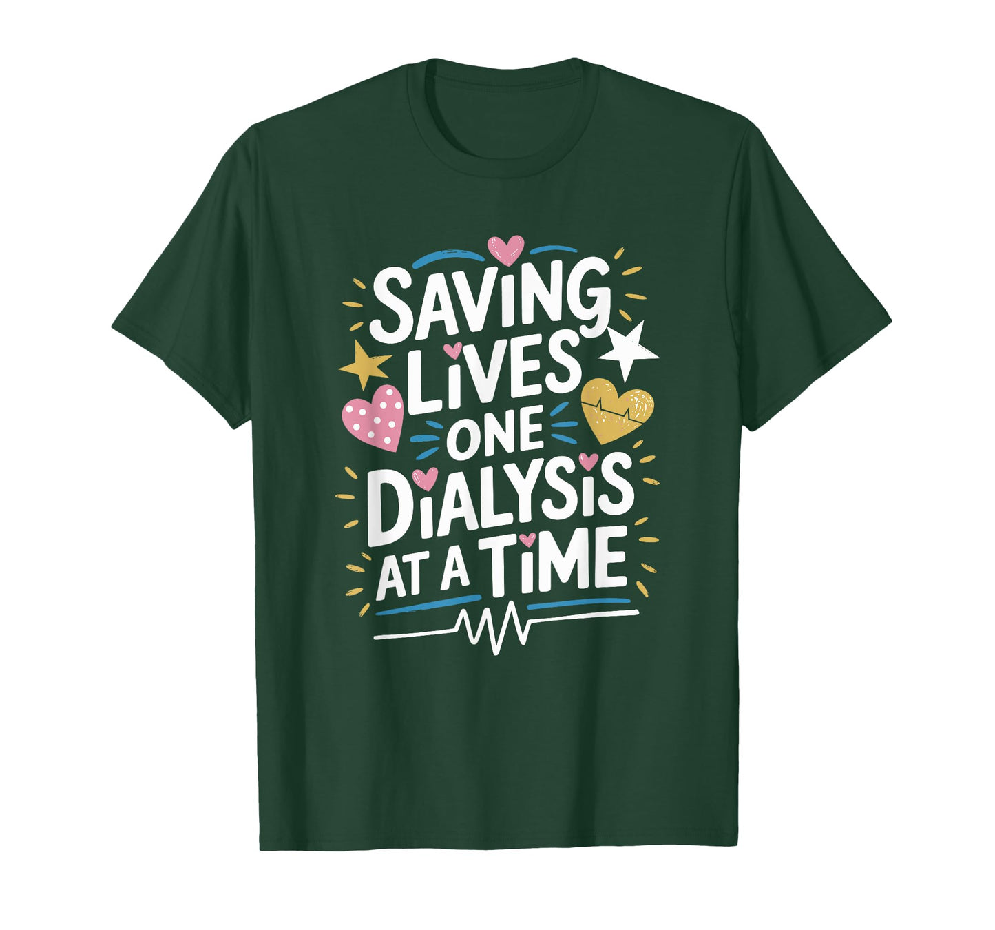 Dialysis Technician Kidney Nurse Design for Dialysis Tech T-Shirt