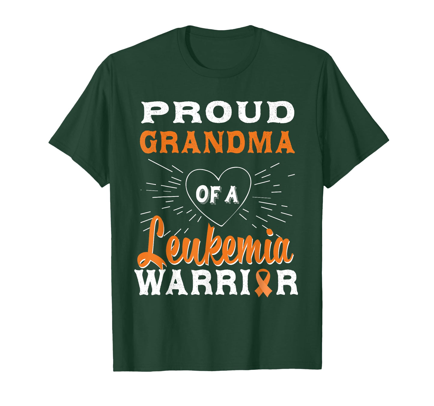 Proud Grandma Of A Leukemia Warrior Awareness T-Shirt