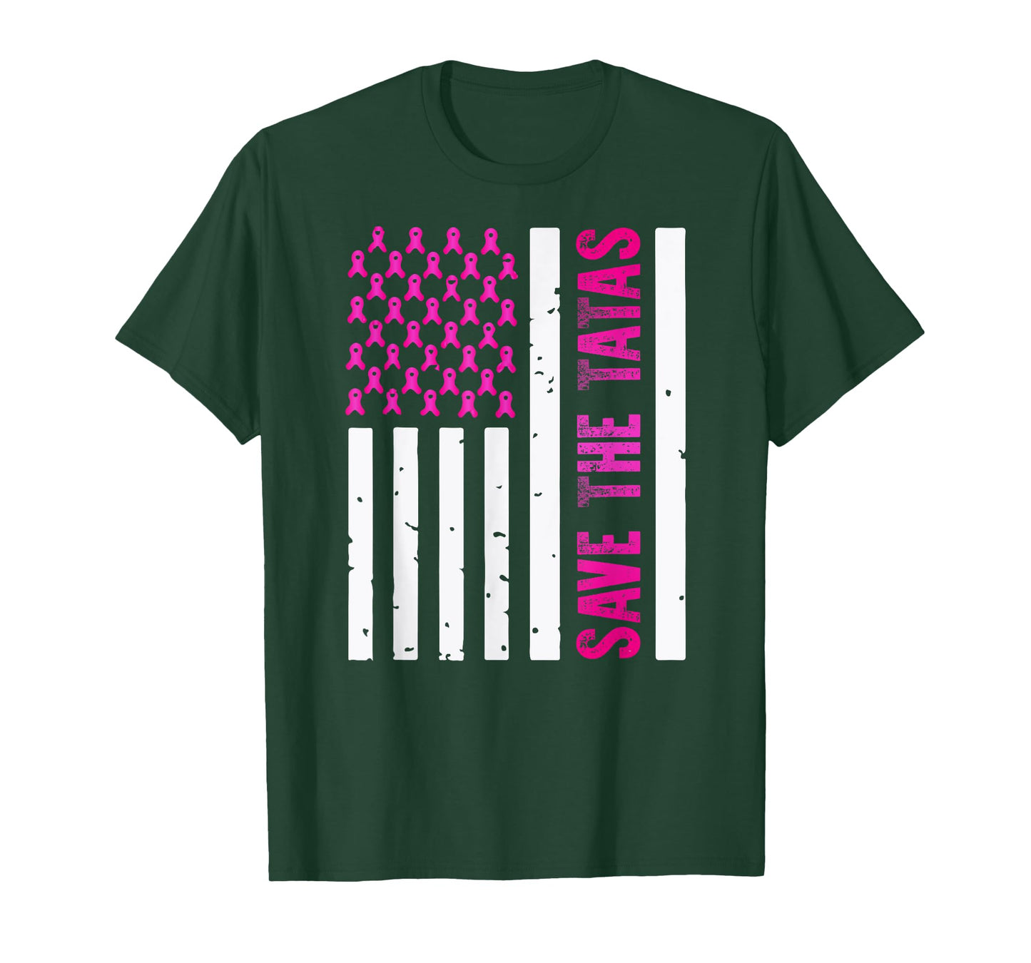 Save The Tatas Breast Cancer Awareness Pink Ribbon Family T-Shirt