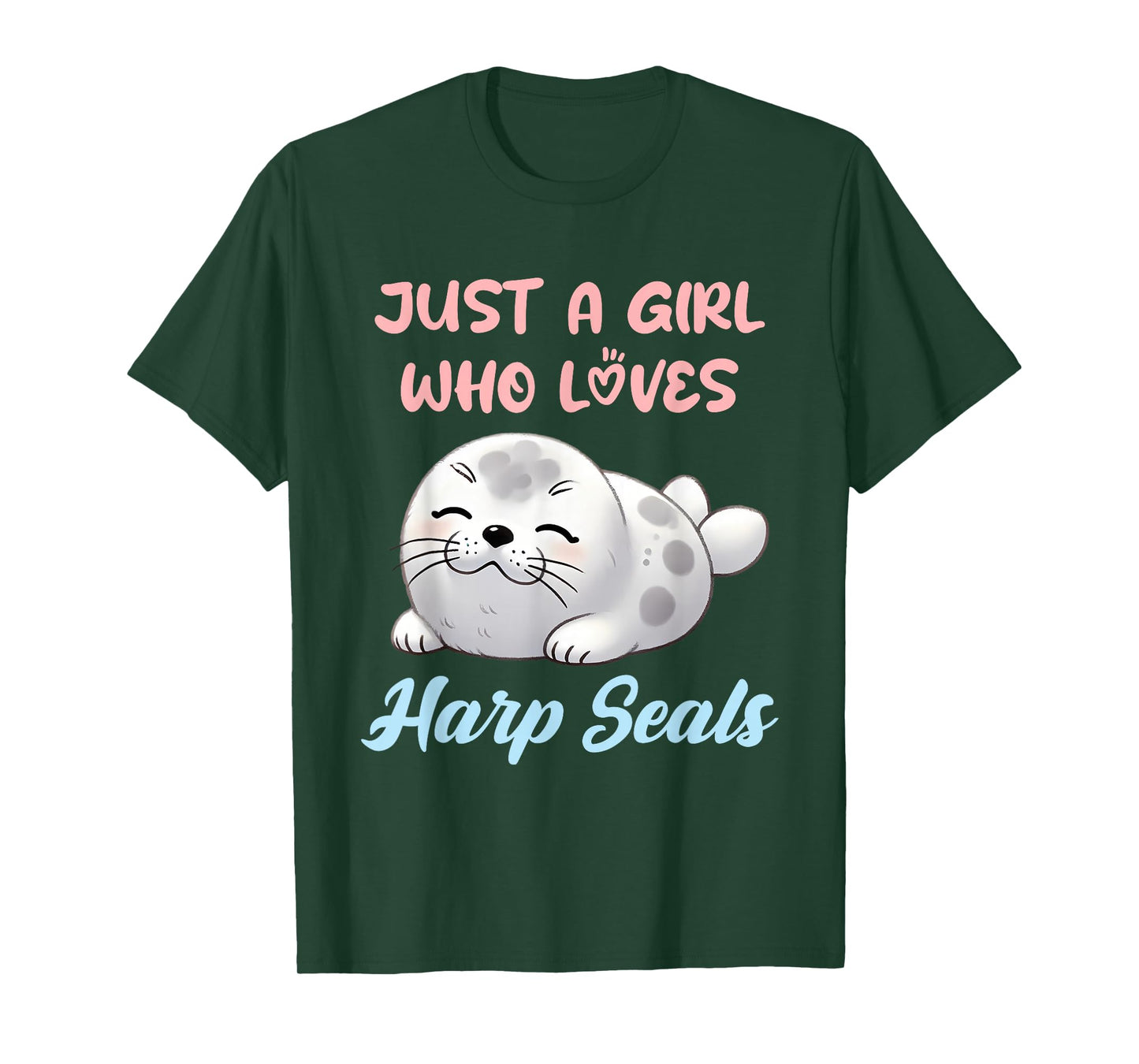 Just a Girl Who Loves Harp Seals T-Shirt