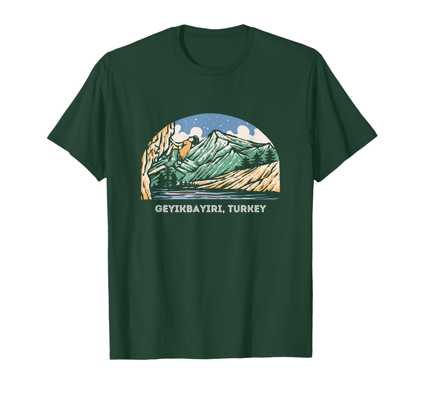 Vintage Geyikbayiri, Turkey Rock Climbing Bouldering T-Shirt