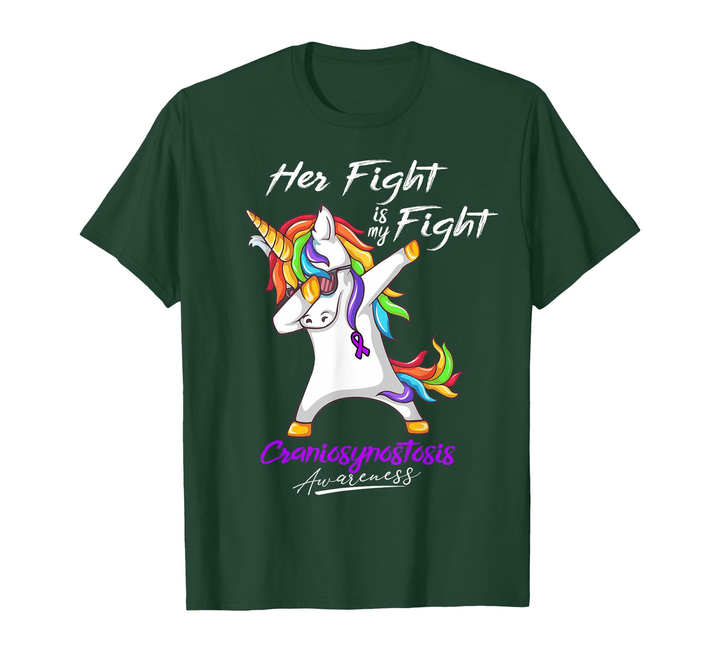 Her Fight Is My Fight Craniosynostosis Awareness T-Shirt