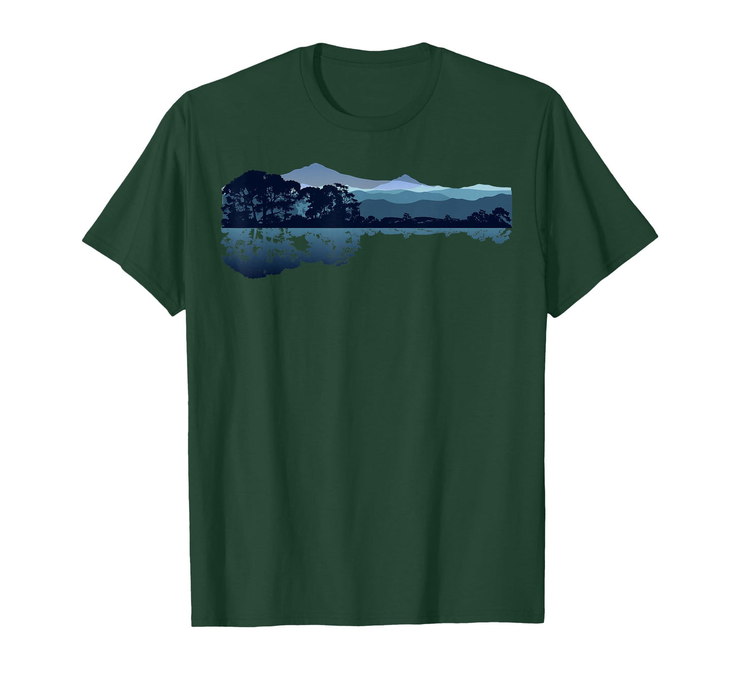 Nature Guitar Shirt | Cute Music Environment Lovers Tee Gift T-Shirt