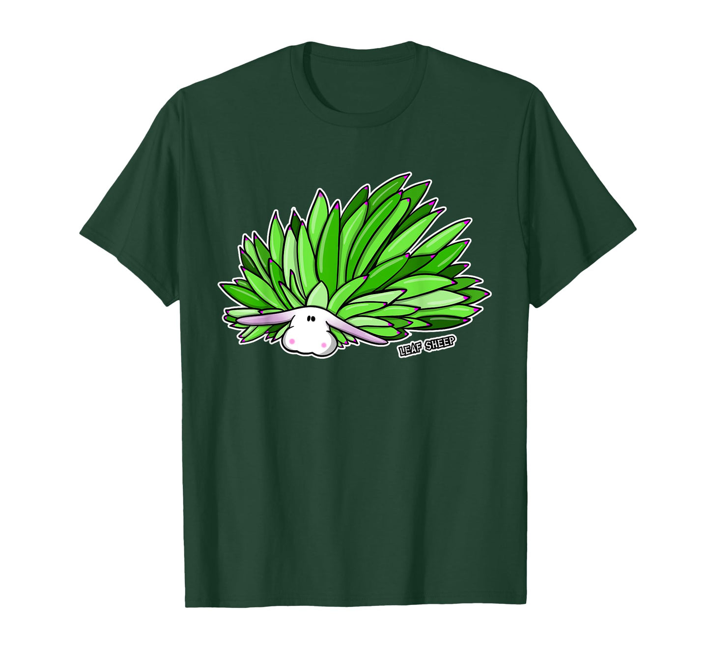 Leaf Sheep Cute Ocean Sea Slug Costasiella Kuroshimae Kawaii T-Shirt