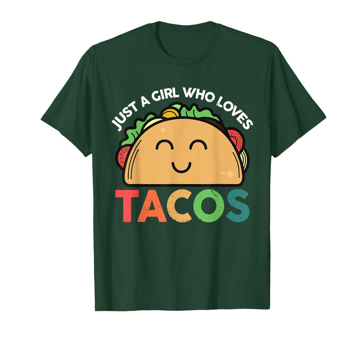 Taco-Shirt Just a girl who loves Tacos Women Girls T-Shirt