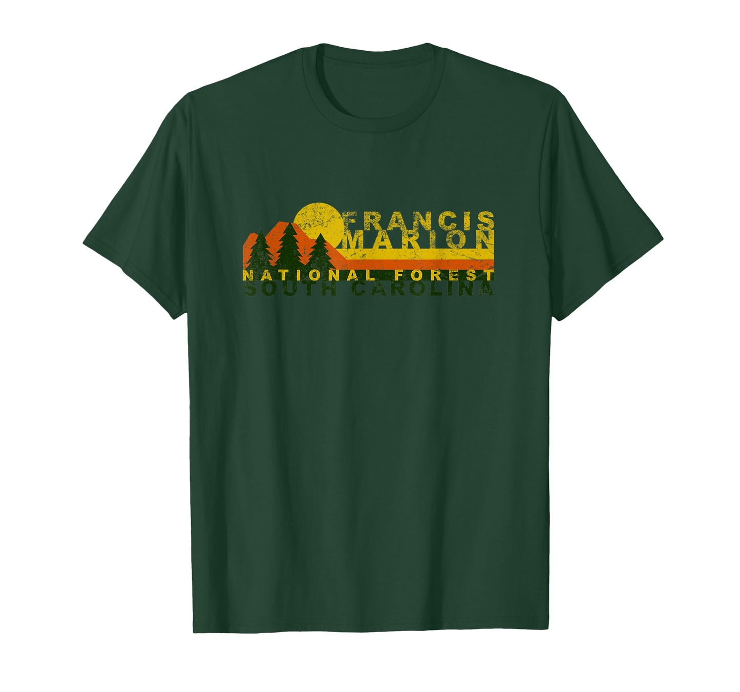 Francis Marion National Forest Vintage Retro T-Shirt