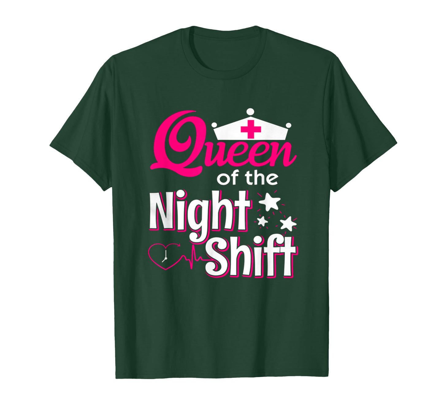 Hot Trend Shirt Queen Of The Night Shift Nurse T-Shirt