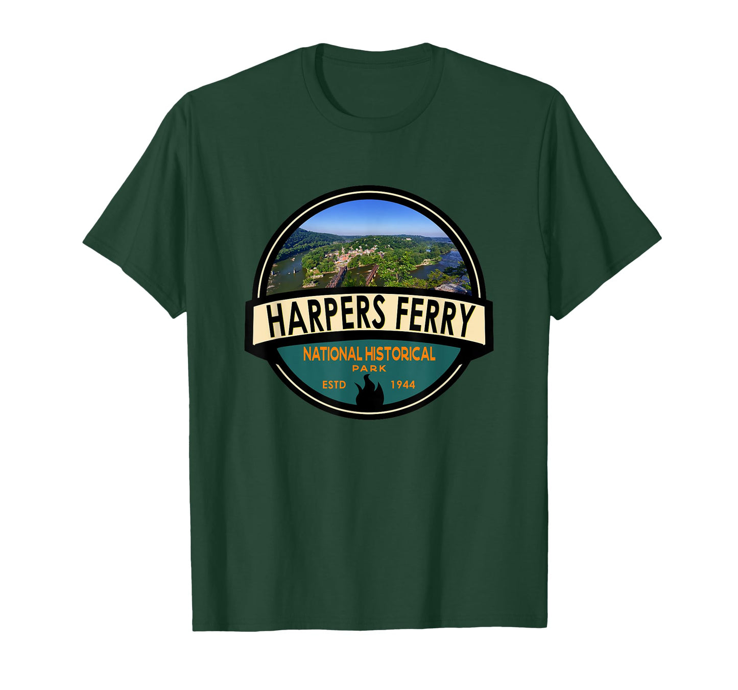 Harpers Ferry National Historical Park Emblem Vintage T-Shirt