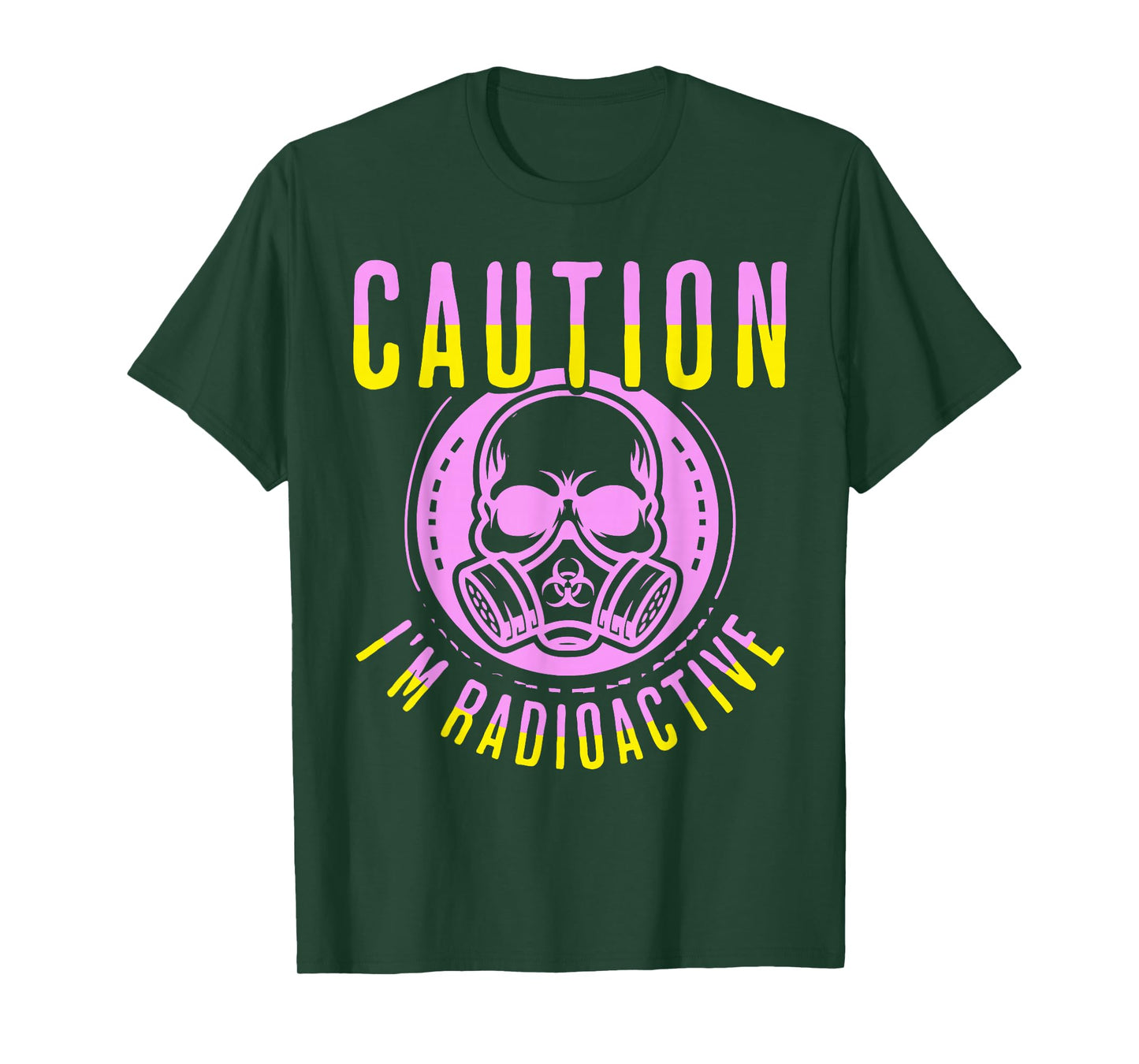 Caution I'm Radioactive Funny Cancer Warrior Chemo Radiation T-Shirt