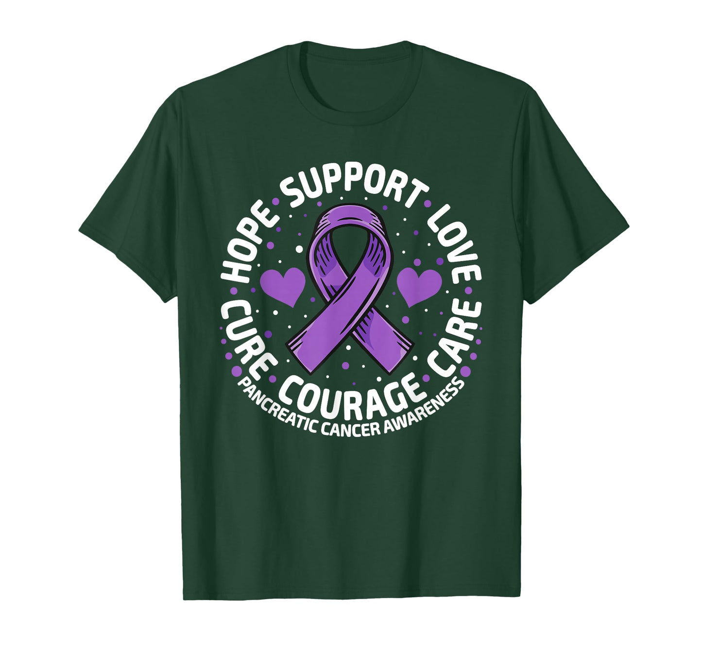Pancreatic Cancer Support Family Pancreatic Cancer Awareness T-Shirt
