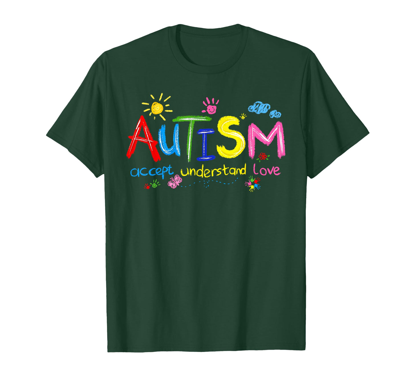 Autism Awareness Accept Understand Love Teachers Kids Mom T-Shirt