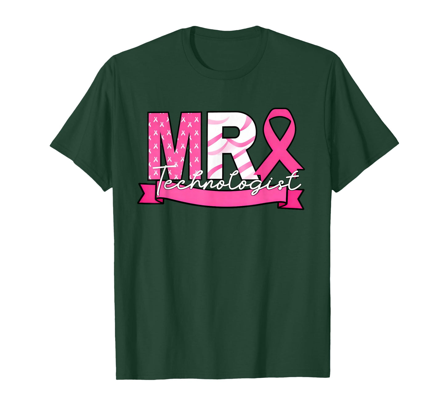 MRI Technologist Breast Cancer Awareness Sweat Diagnostic Im T-Shirt