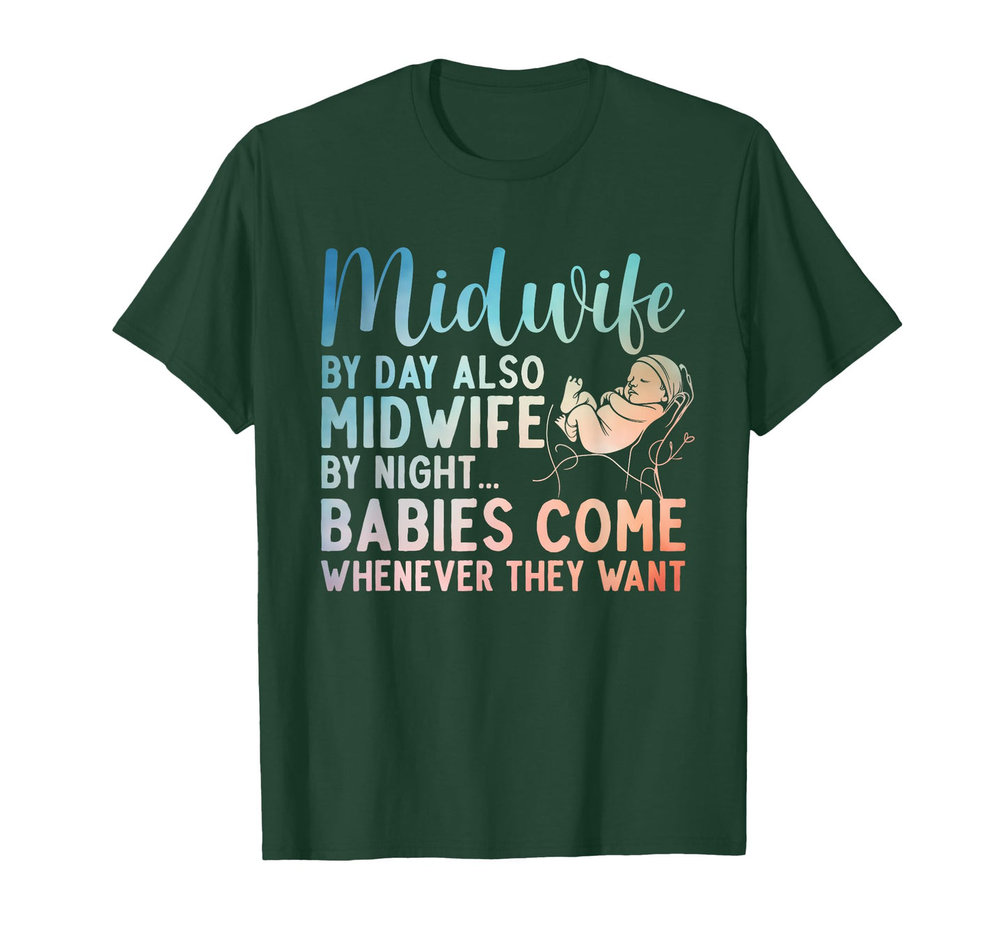 Midwife Art For Women Midwifery Labor And Delivery Midwife T-Shirt