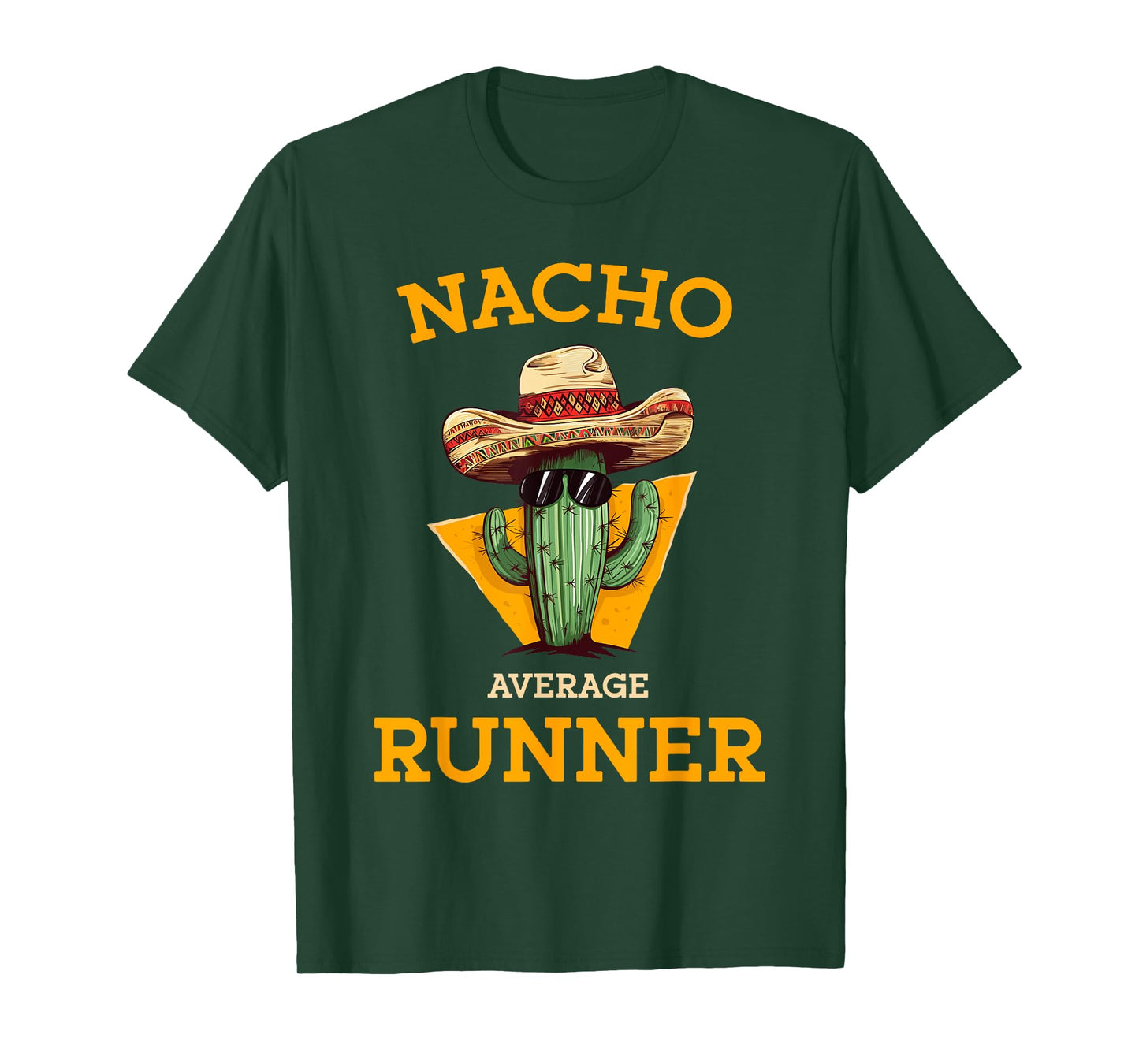 Nacho Average Runner Funny Athlete Running Enthusiast Joke T-Shirt