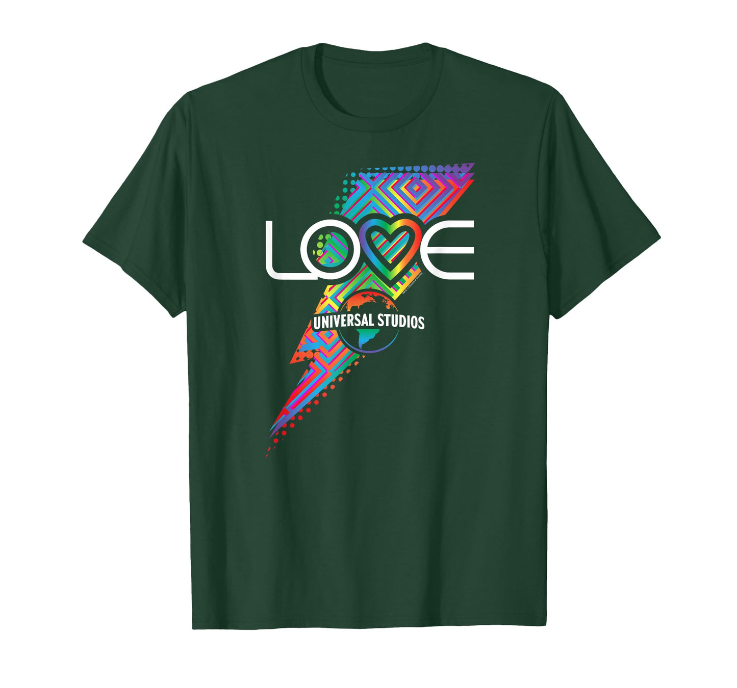 Universal Parks Love Universal Rainbow Bolt T-Shirt