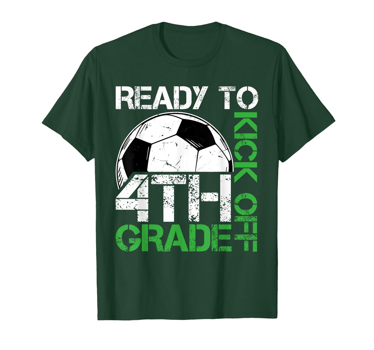 Ready To Kick Off 4TH Grade Kids Teacher First Day Of School T-Shirt