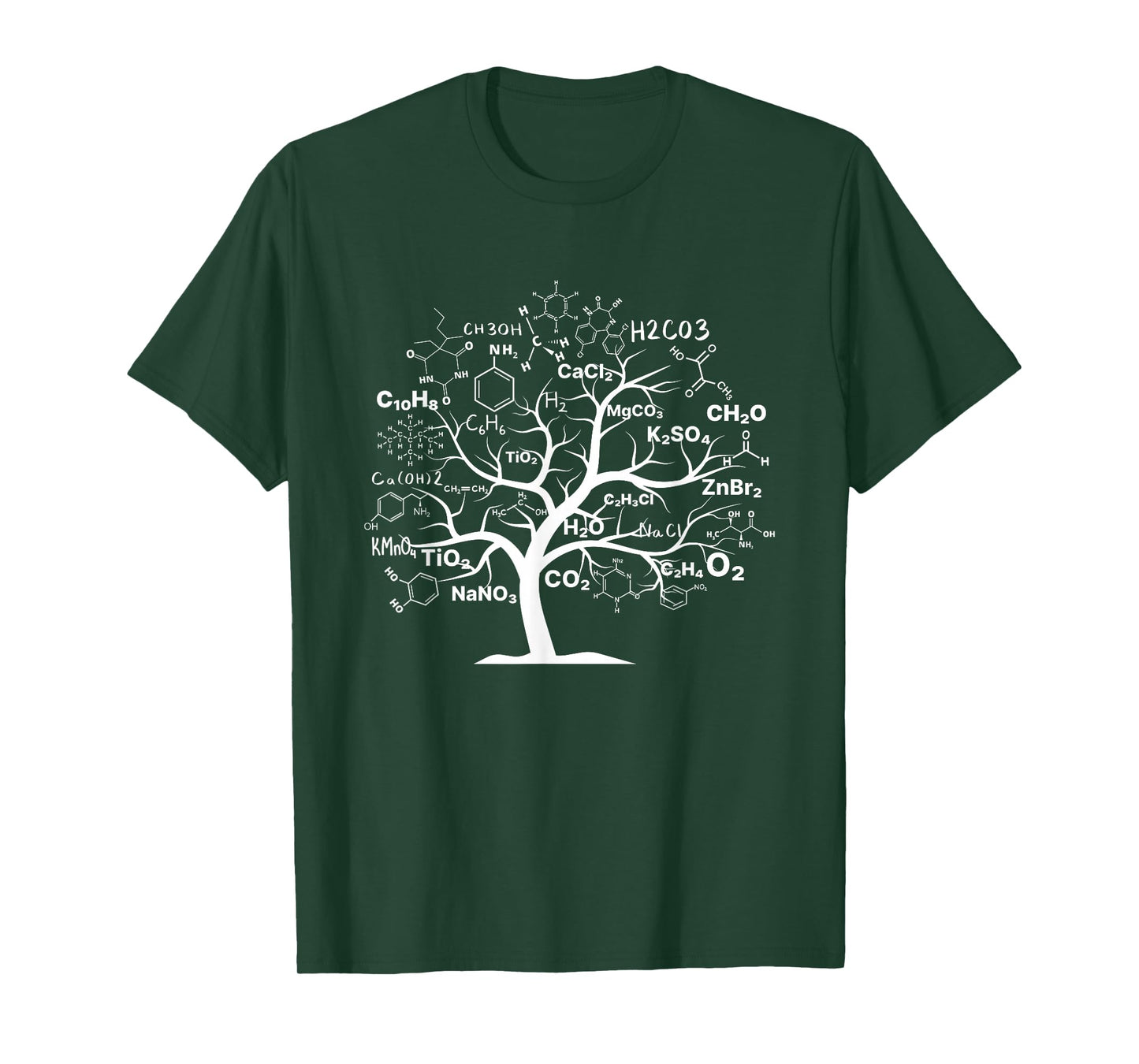 Funny Chemical Tree. Where Chemistry Meets Nature T-Shirt