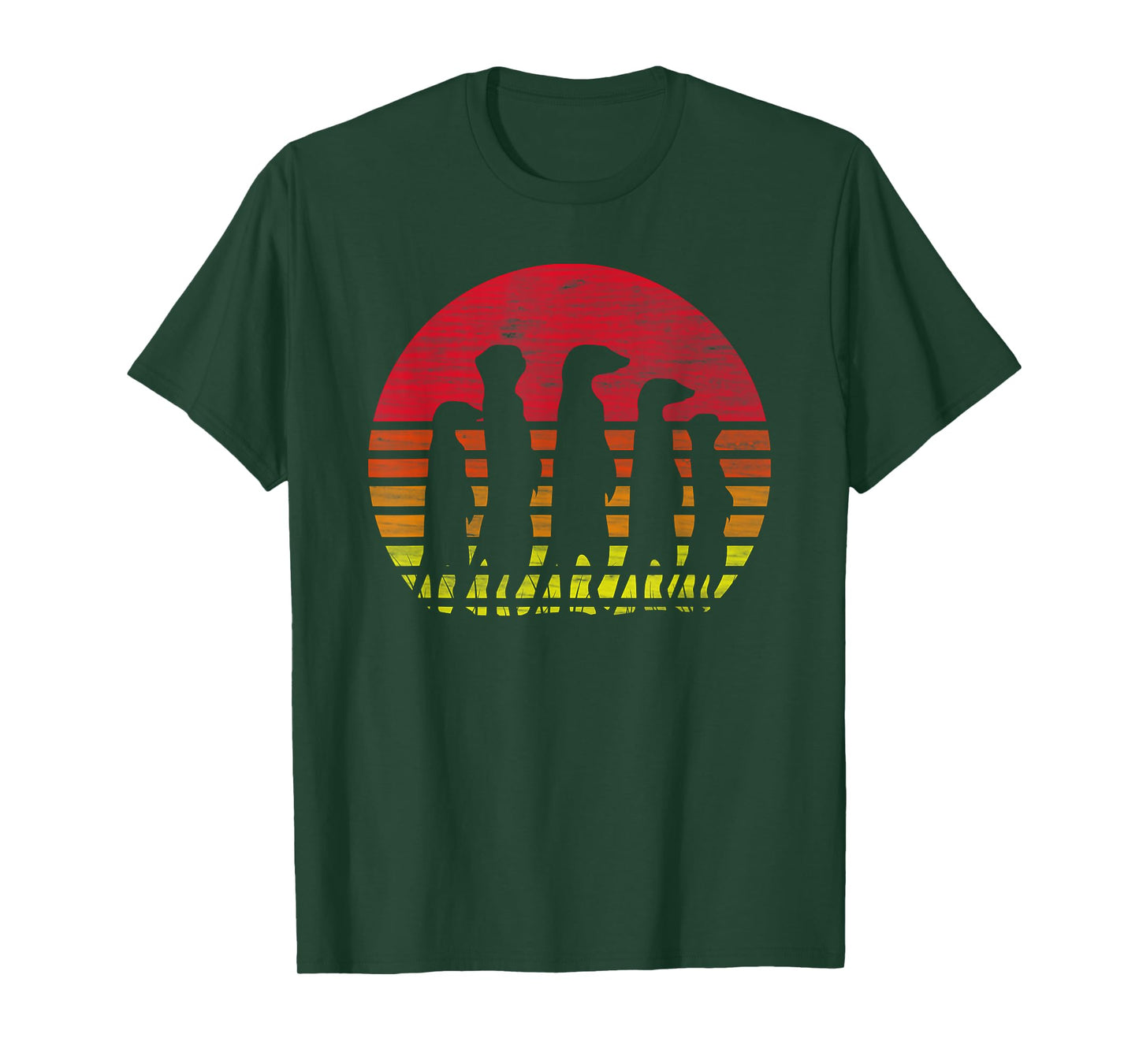 Retro meerkat silhouette T-Shirt