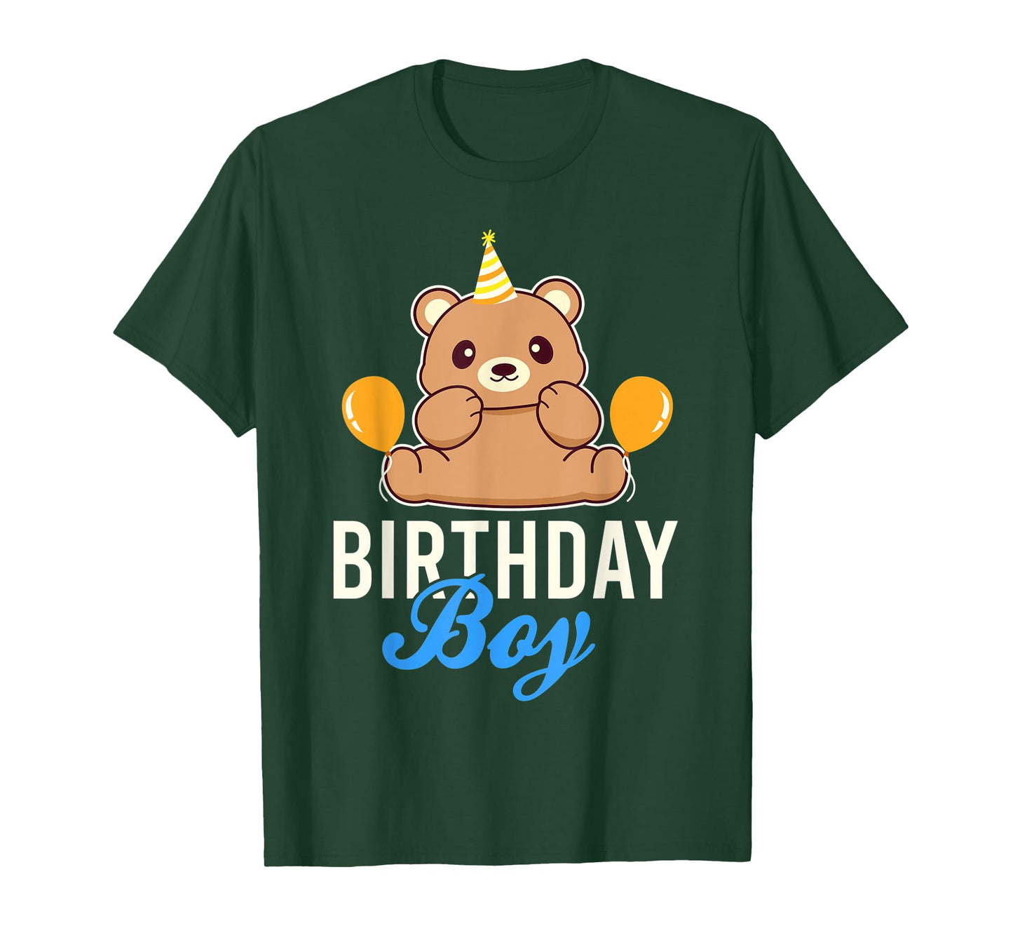 Cute Bear Birthday Boy T-Shirt