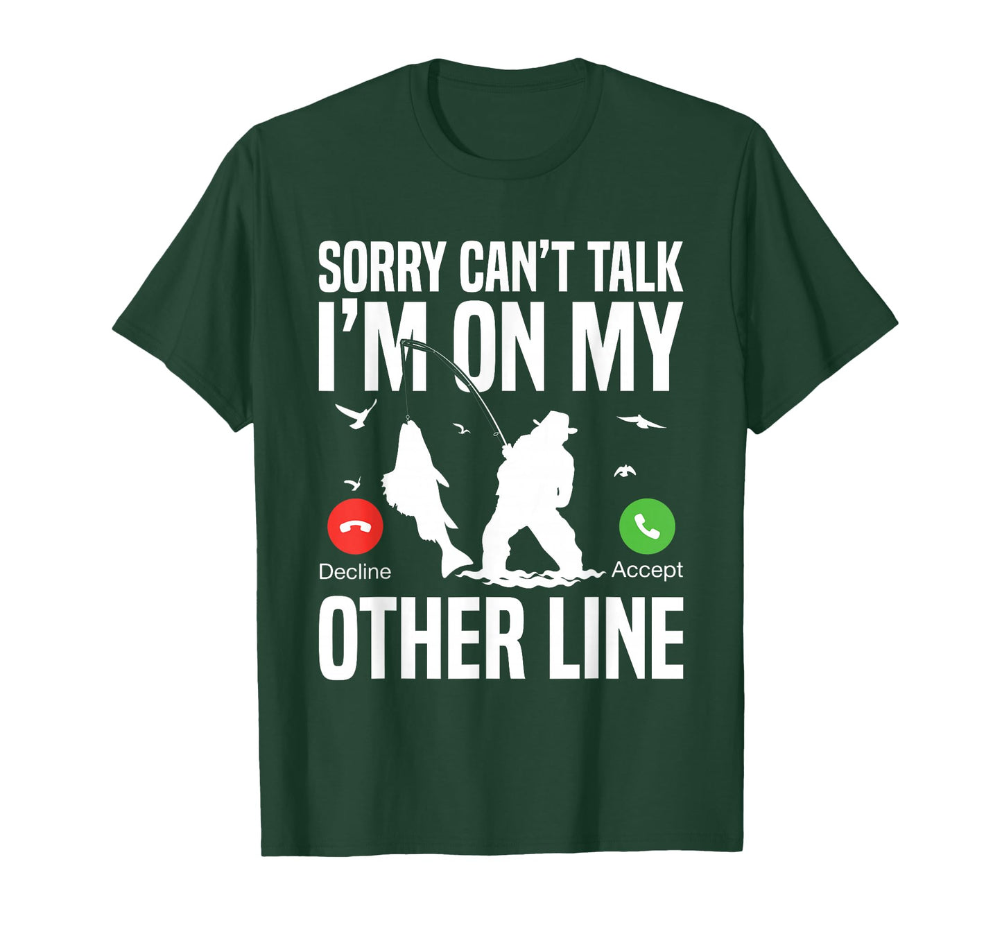 Funny Fishing Fish Hunting Lover Design, Fisherman Adventure T-Shirt