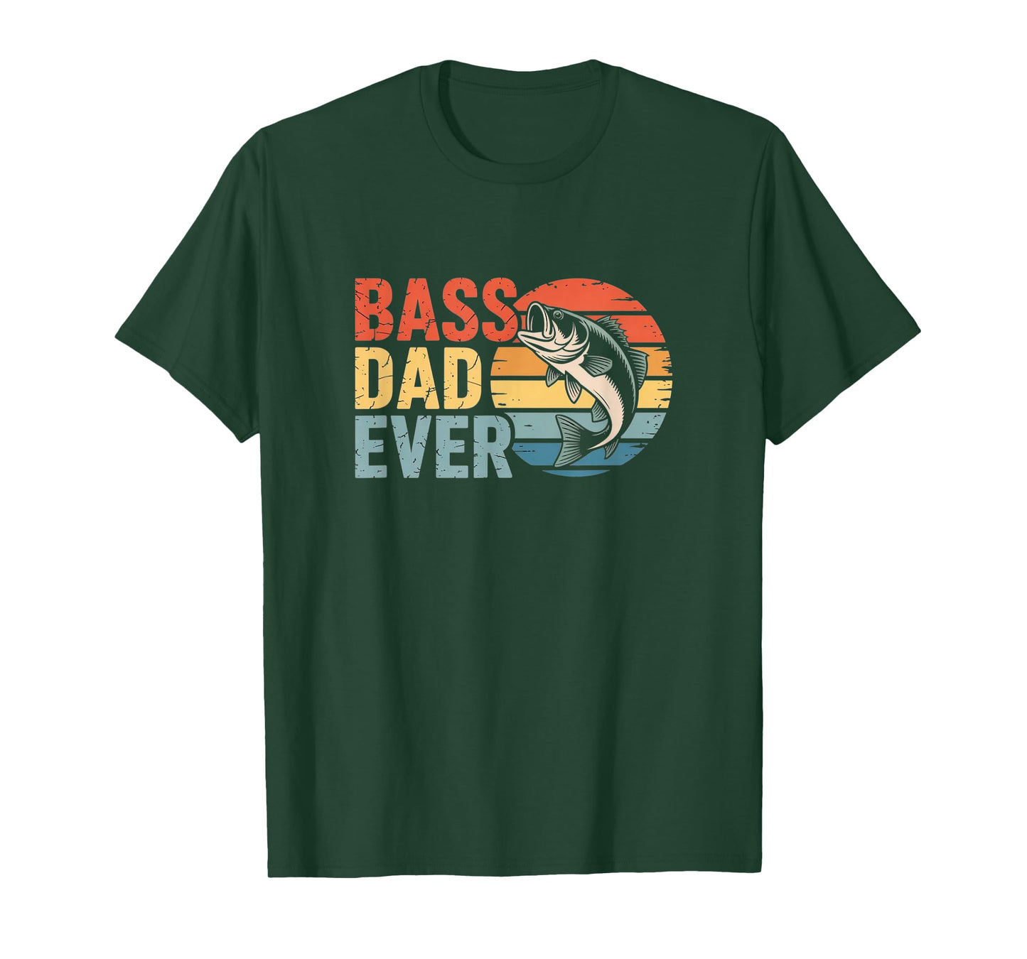 Bass Dad Ever – Cool Fishing Tribute Shirt for Fathers T-Shirt