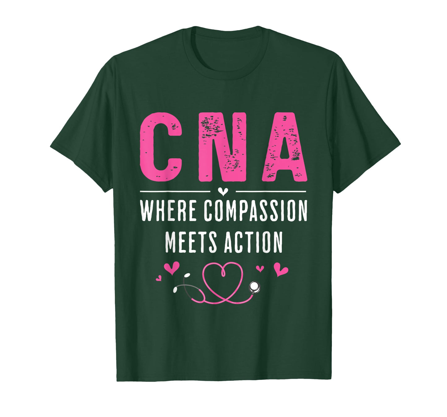 CNA Certified Nursing Assistant Patient Health Medical Care T-Shirt