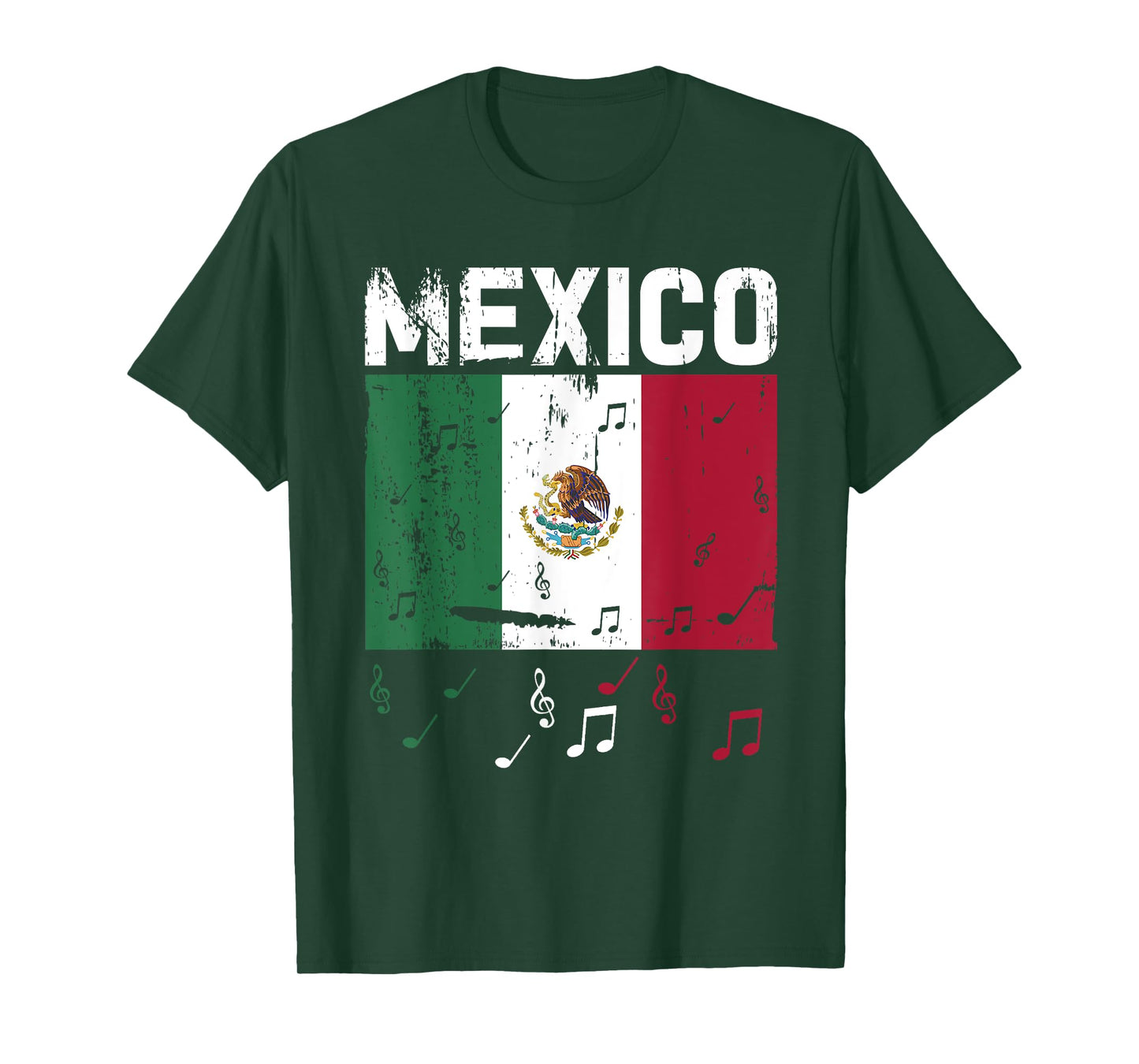 Mexico Flag Mexican Hispanic Siesta Pride Vintage T-Shirt
