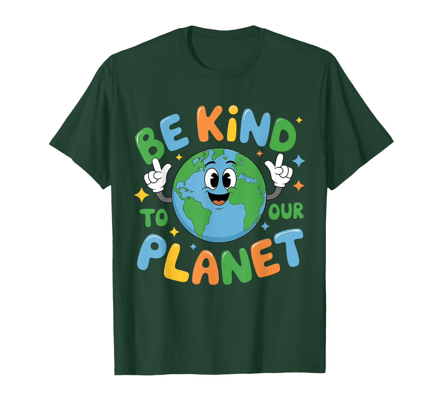 Be Kind to Our Planet Earth Day Hippie Planet Anniversary T-Shirt
