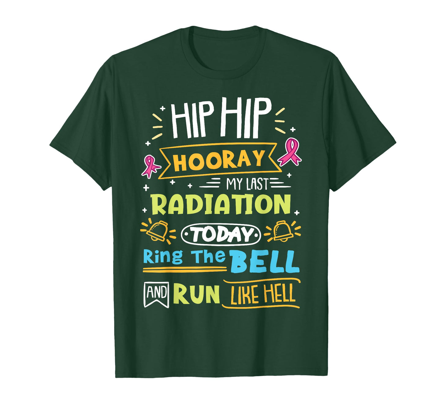 Cancer Warrior Last Radiation Today Ring The Bell T-Shirt