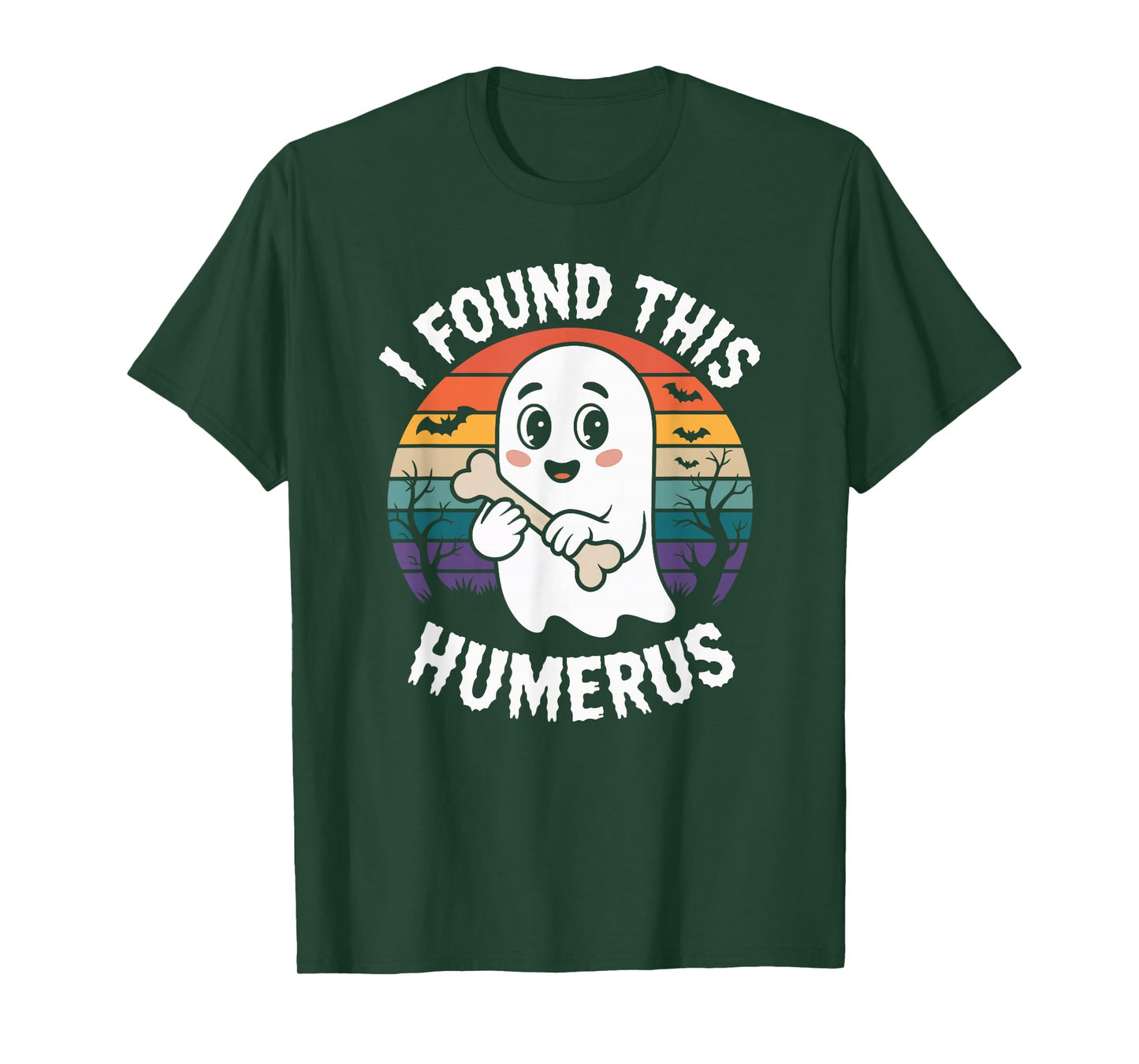 I Found This Humerus Ghost Bone Halloween T-Shirt
