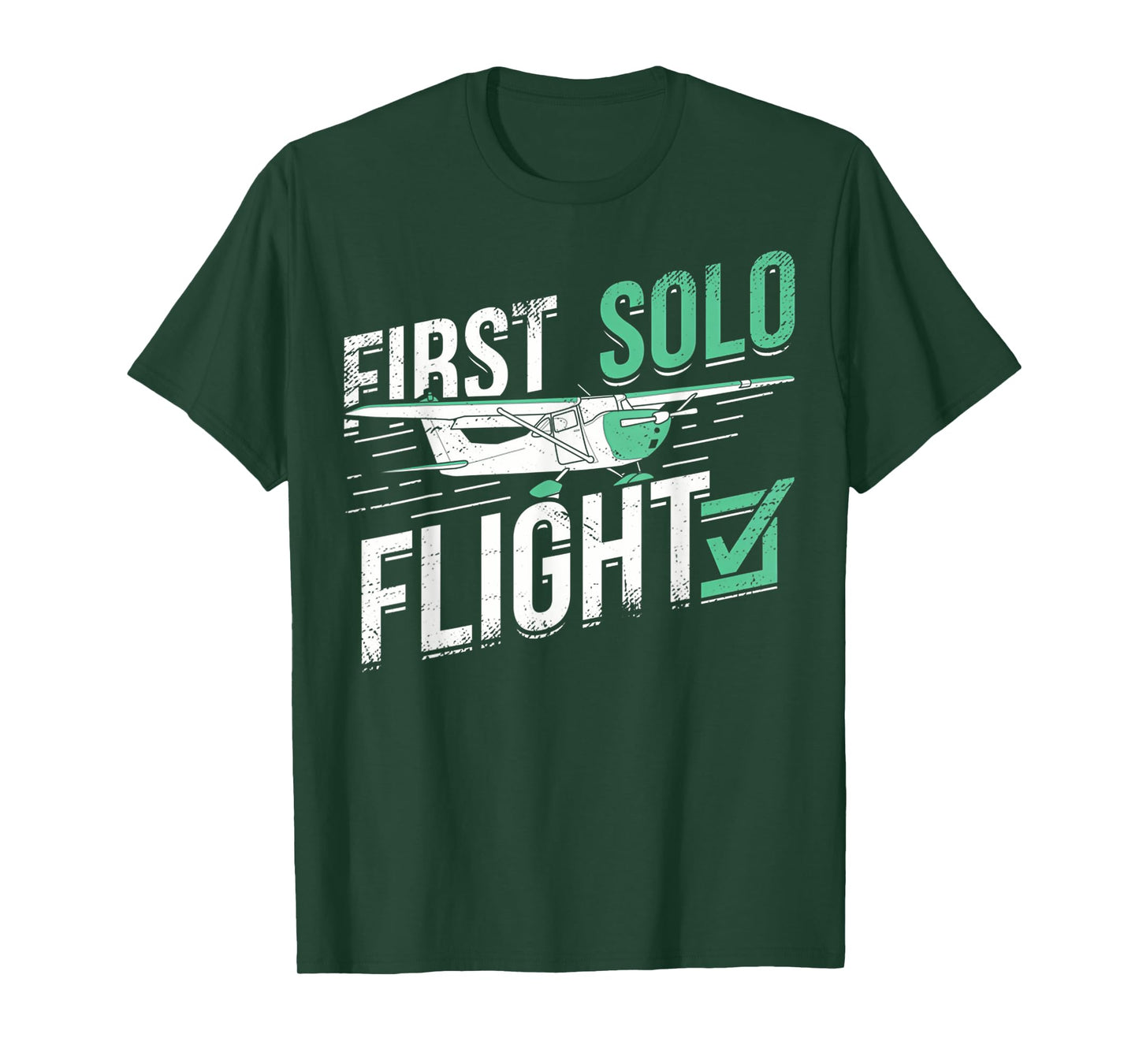 First Solo Flight Funny Pilot Airplane Flying Gifts T-Shirt