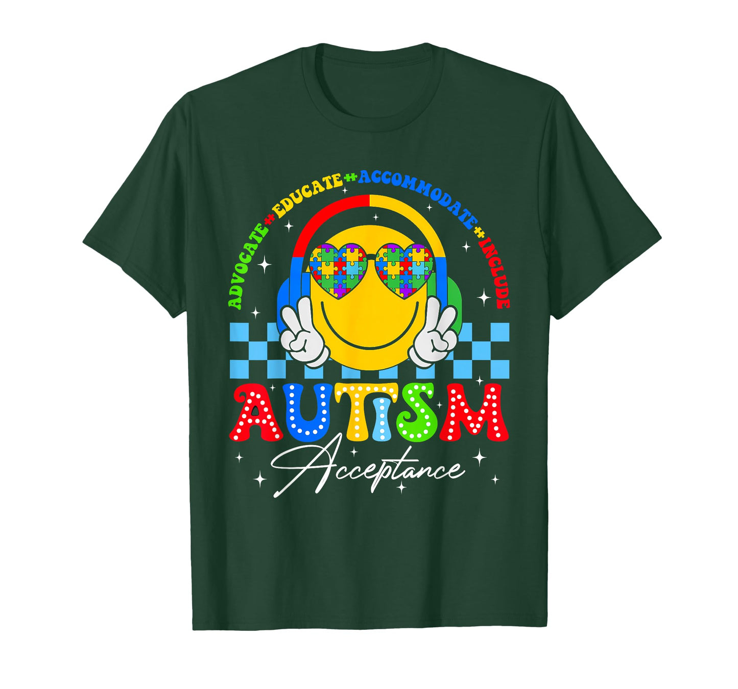 Autism Awareness Acceptance Special Education Teacher Kids T-Shirt