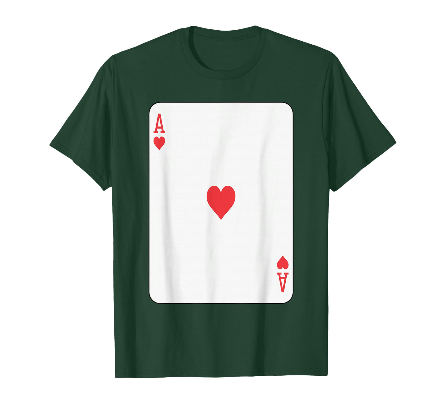 Ace of Hearts Playing Card Poker T-Shirt