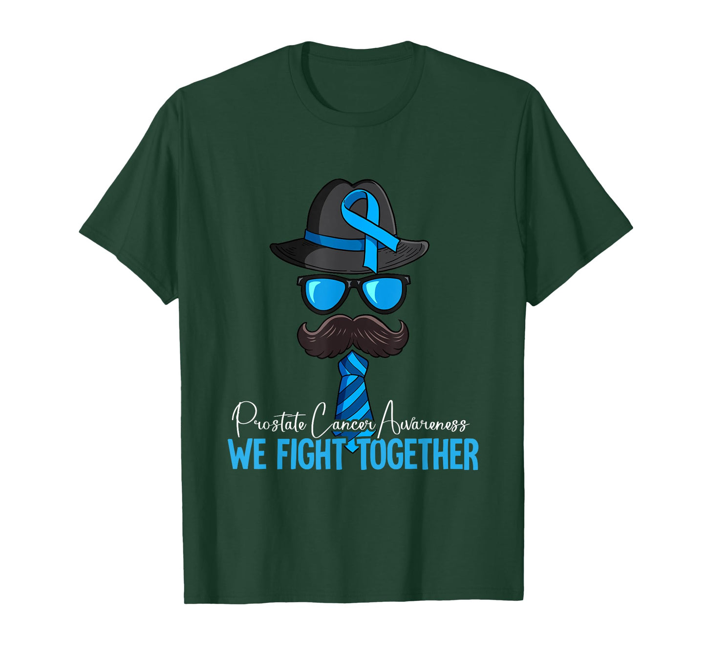 Prostate Cancer Awareness Gift Prostate Cancer Awareness T-Shirt Unisex-Adults, Unisex-Kids Black Short Sleeve Classic Fit U-Neck T-Shirt
