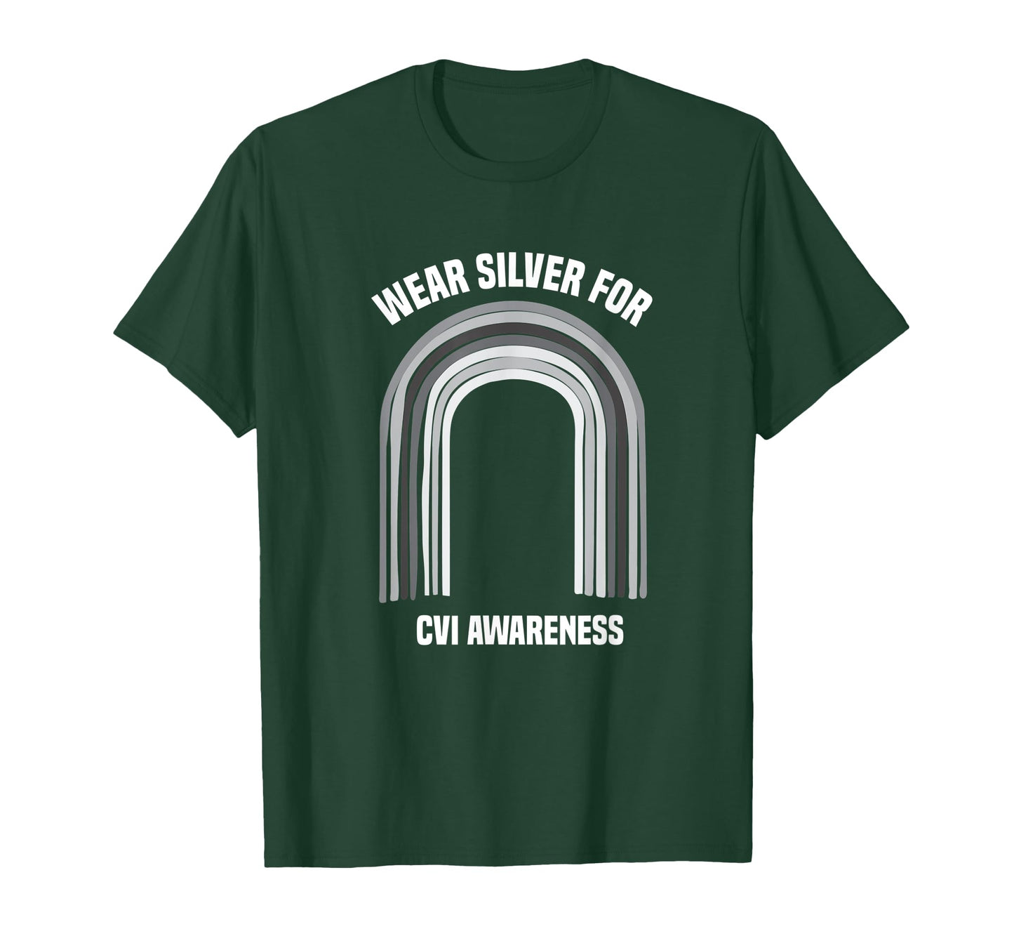 Wear Silver CVI Awareness Shirt | Cortical Visual Impairment T-Shirt