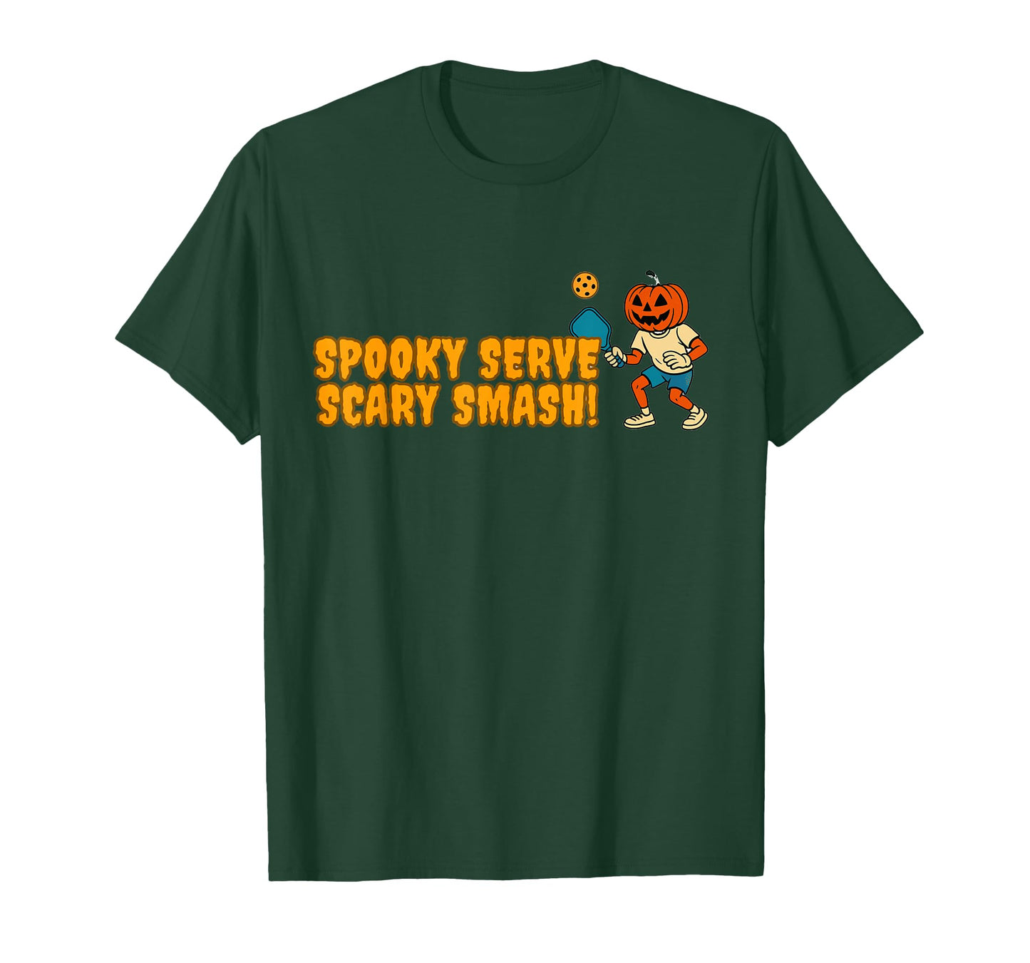 Pickleball Halloween Shirt – Spooky Serve Scary Smash Funny T-Shirt