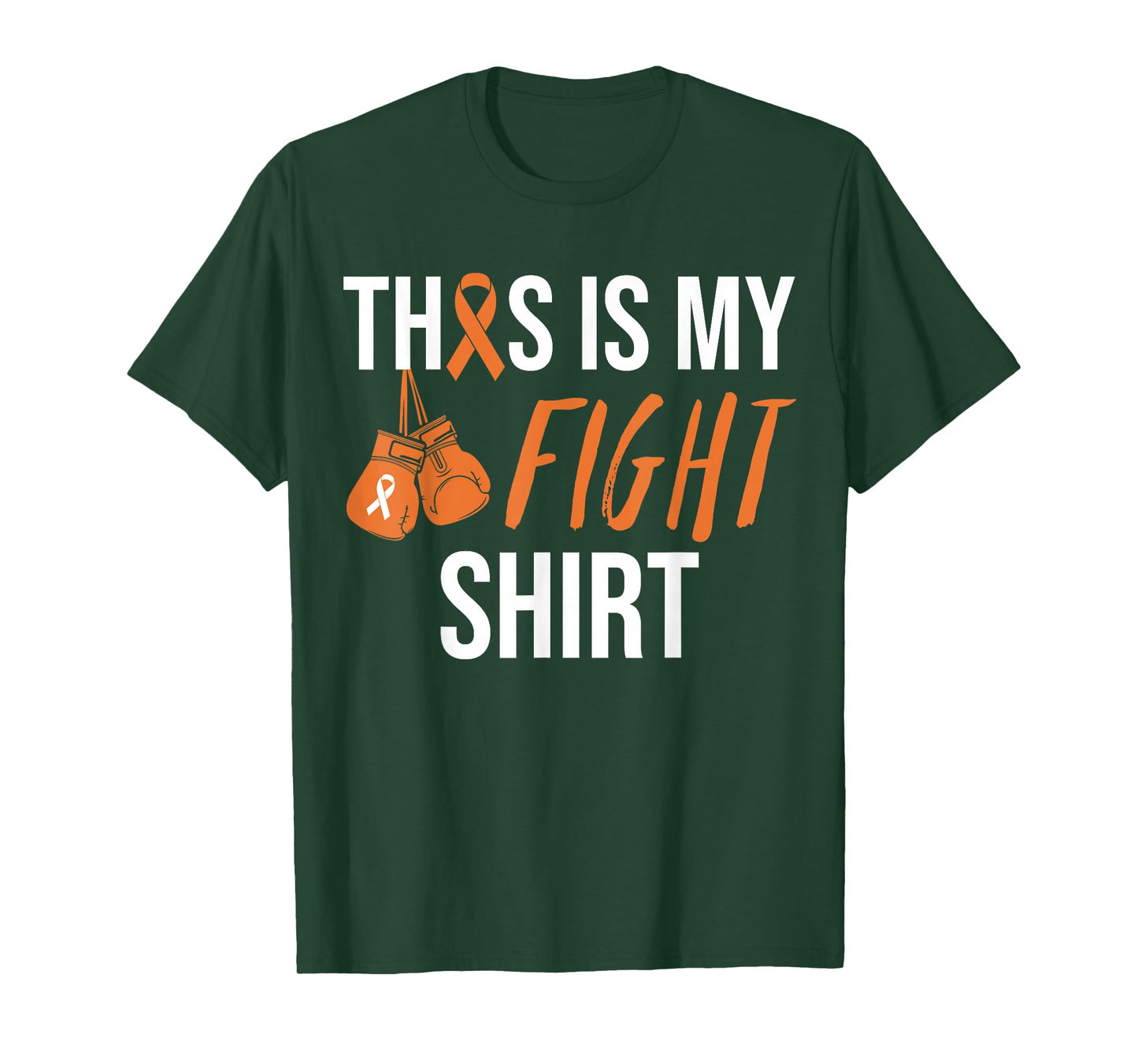 Kidney Cancer Awareness Orange Ribbon T-Shirt