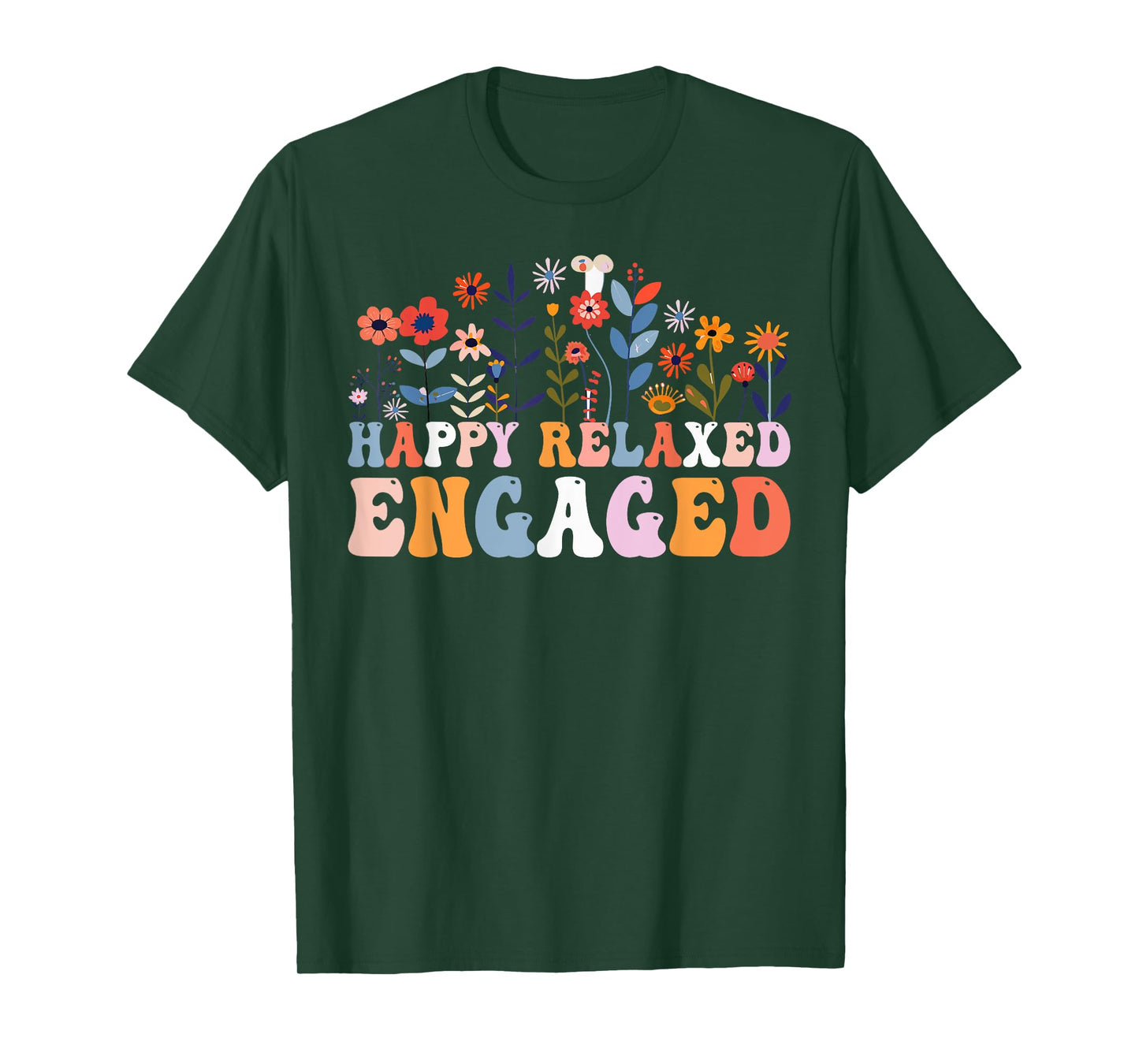 Happy Relaxed Engaged ABA Behavior Analyst Special Education T-Shirt