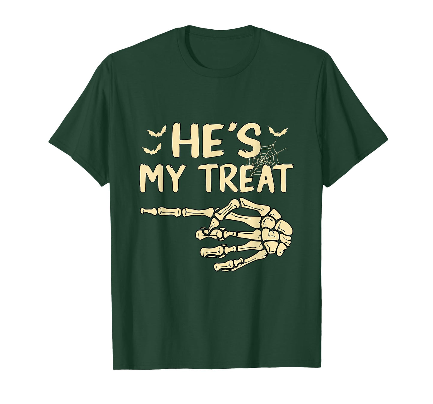 He’s My Treat Matching Couple Halloween Costume Girlfriend T-Shirt