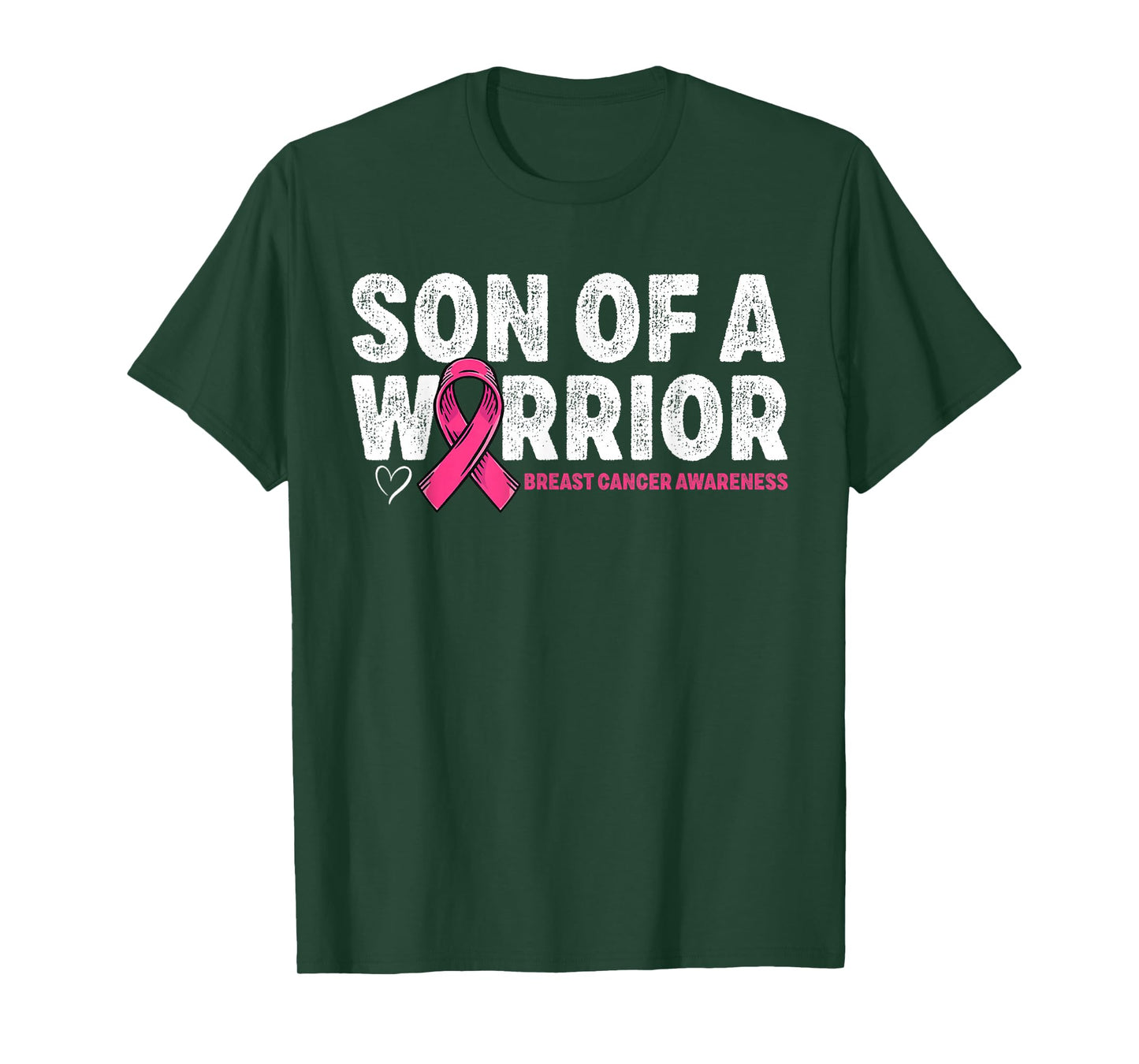 Son Of A Warrior Breast Cancer Awareness Pink Ribbon Mom T-Shirt
