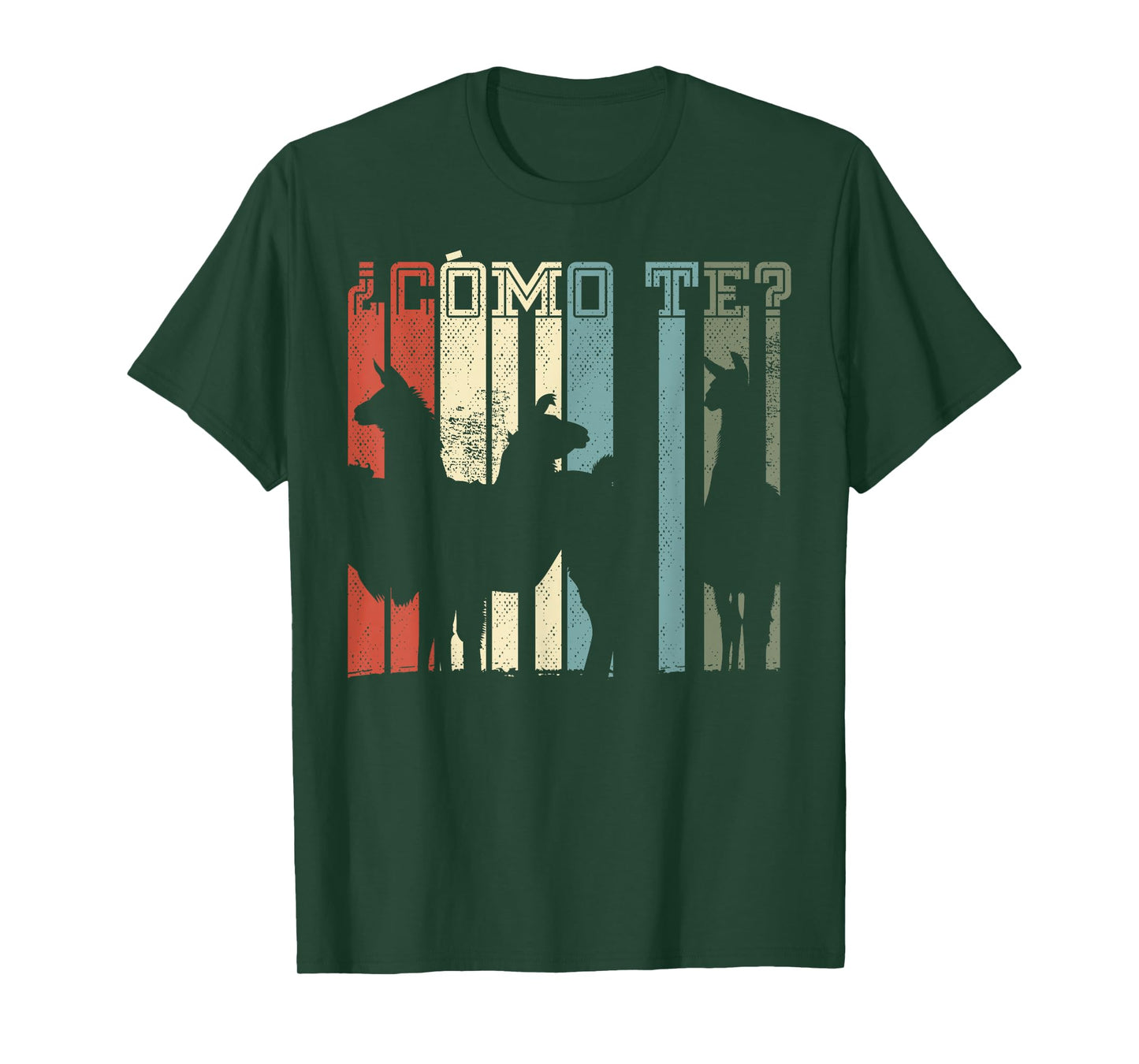 Funny Spanish gift, Como Te Llama, Llama design T-Shirt