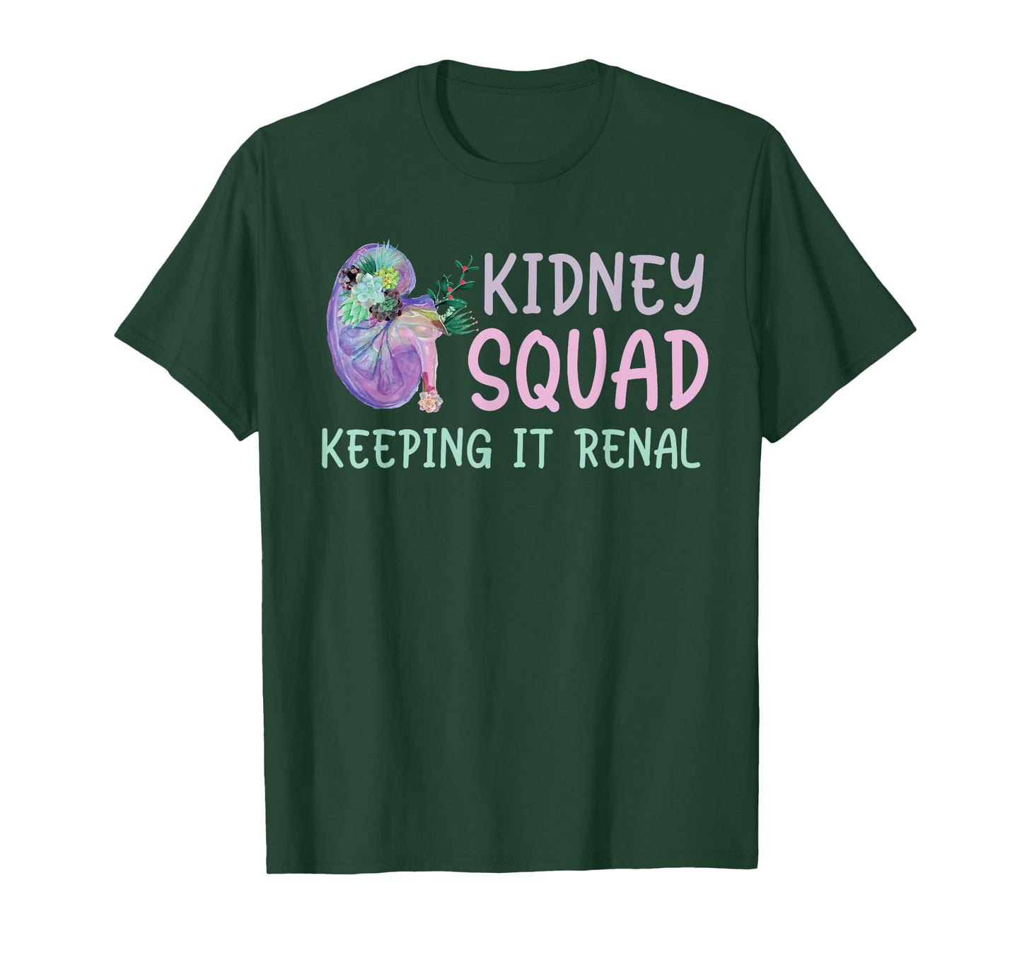 Kidney Team Keeping It Renal Dialysis Technician Tech Funny T-Shirt