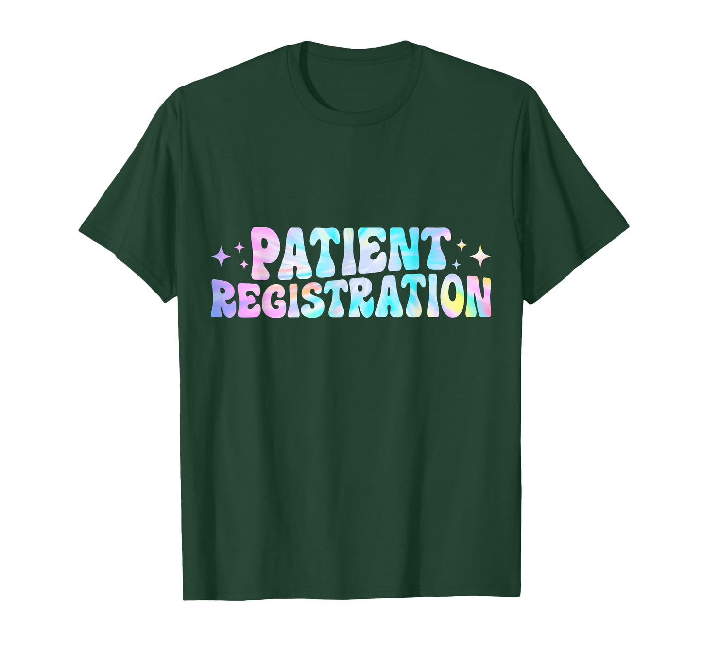 Patient Registration Registrar Emergency Department Tie Dye T-Shirt