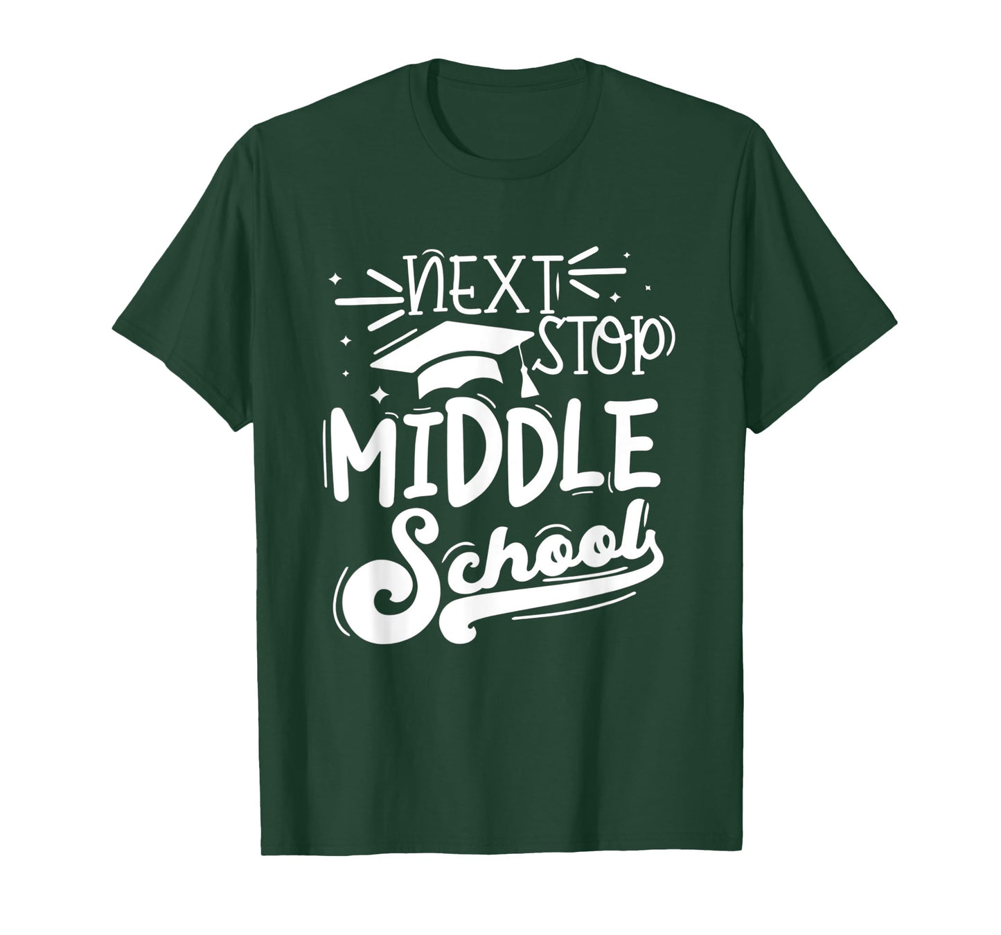 Next Stop Middle School Fifth Grade Graduation Summer Break T-Shirt