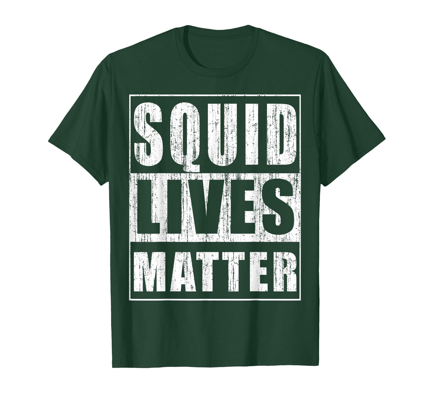 Squid Lives Matter Water Life Protection T-Shirt